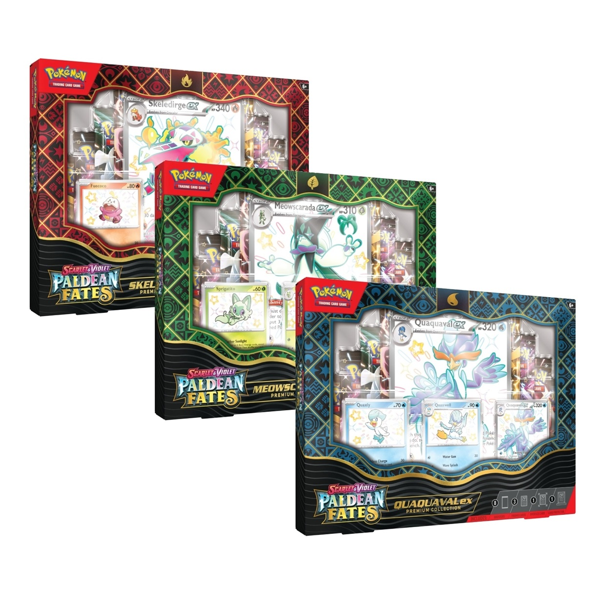 Коллекционная карточная игра Pokemon: SV4.5 Paldean Fates Premium Collection фото 