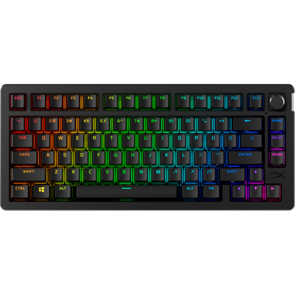 

Игровая клавиатура HyperX Alloy Rise 75 Wireless ENG/UA RGB Black (91Y91AA)