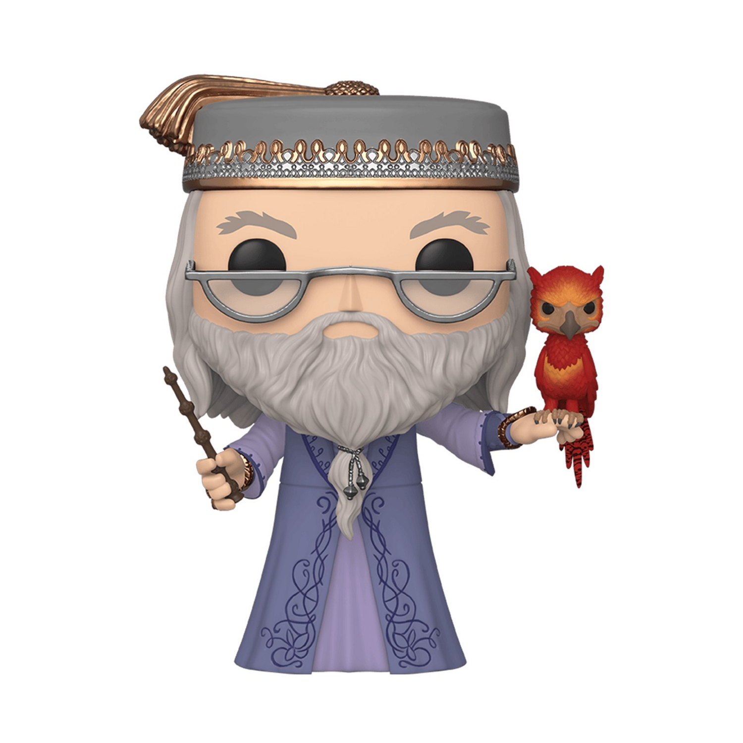 Фигурка Funko POP: Harry Potter - Dumbledore W/Fawkes 10" (48038) фото 