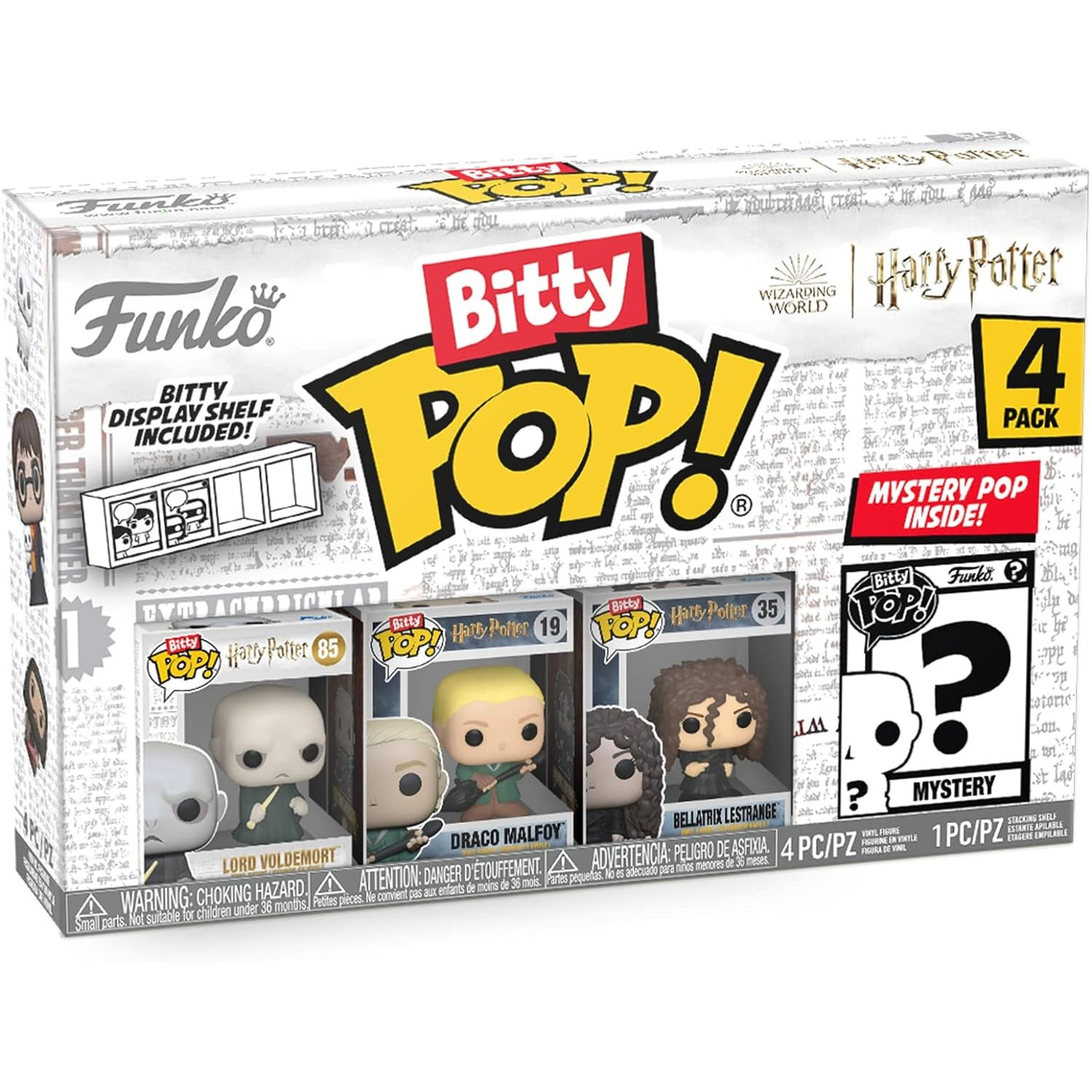 Набор Funko POP (Bitty): Harry Potter - Voldemort 4PK (71318) фото 