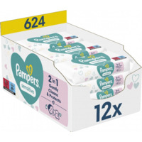 Влажные салфетки Pampers Sensitive Baby Wipes 12х52 шт