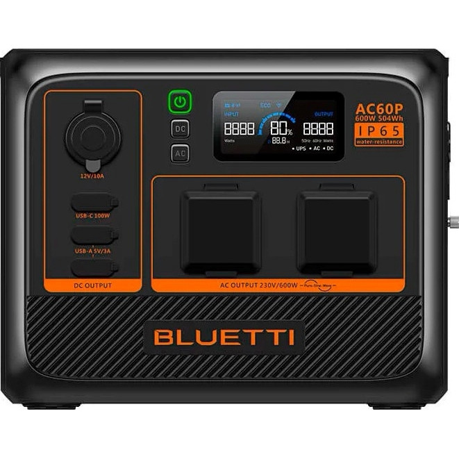 Зарядная портативная электростанция Bluetti AC60P (AC60P-UK) фото 