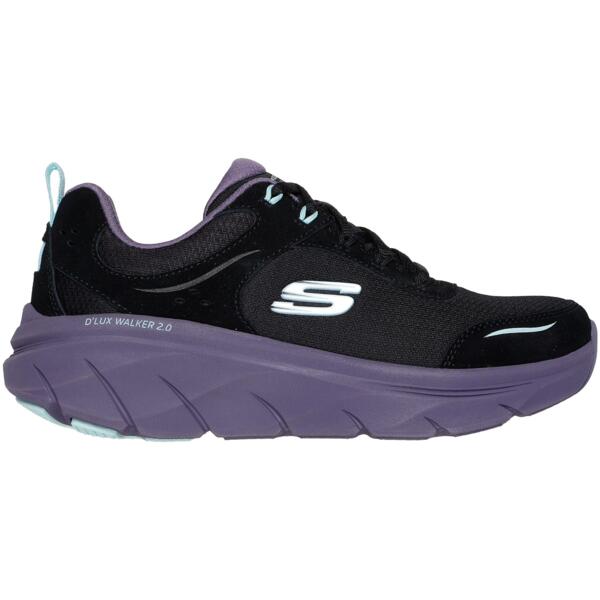 Кроссовки женские Skechers D'lux Walker 2.0 150108 BKMT 36 (6 US) черные