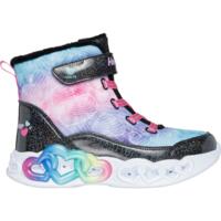 Ботинки для девочек Skechers Infinite Heart Lights - Lovin Hearts 303054L BKMT 32 (1 US) принт