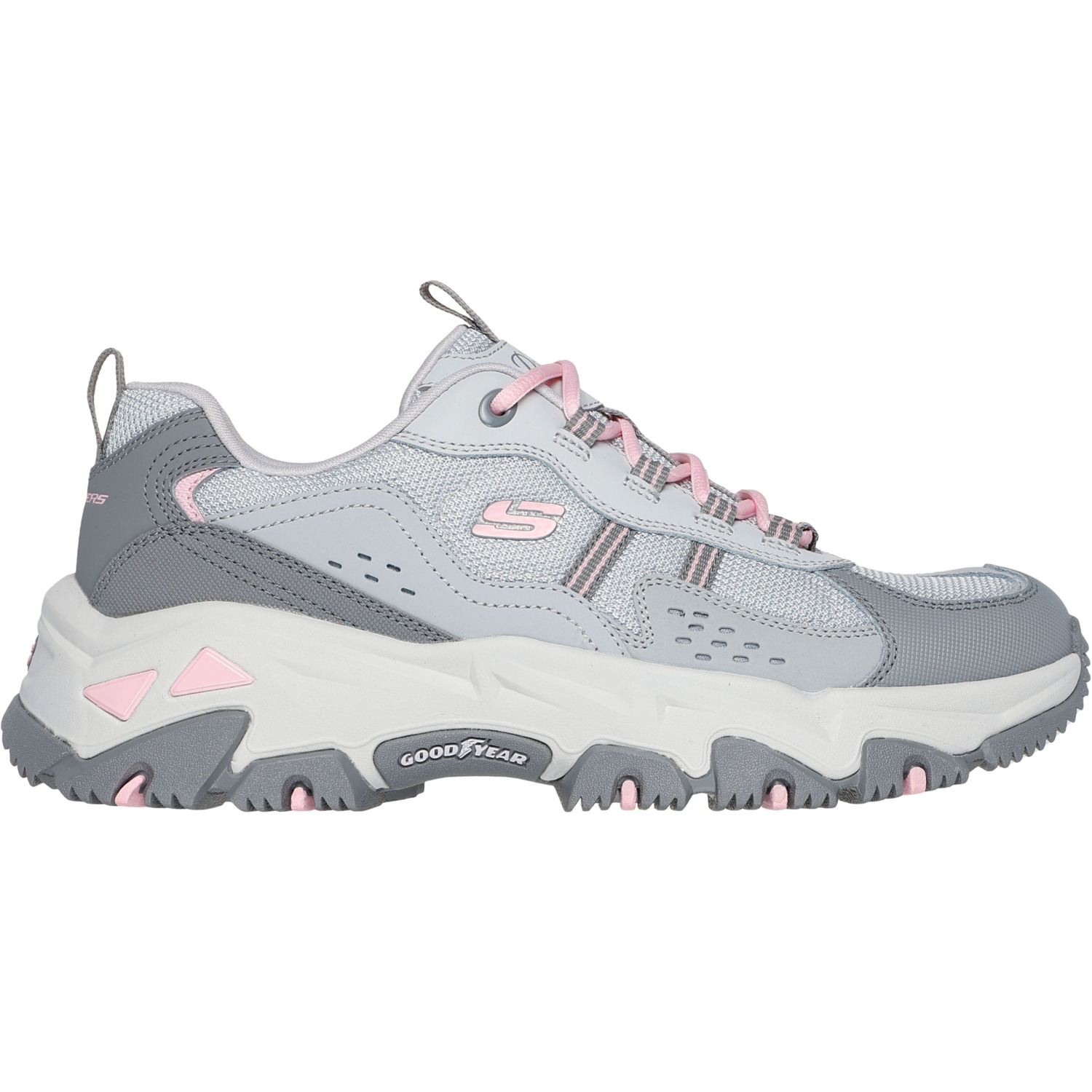 Кроссовки женские Skechers D'lites Hiker 180128 GYPK 35 (5 US) серые фото 