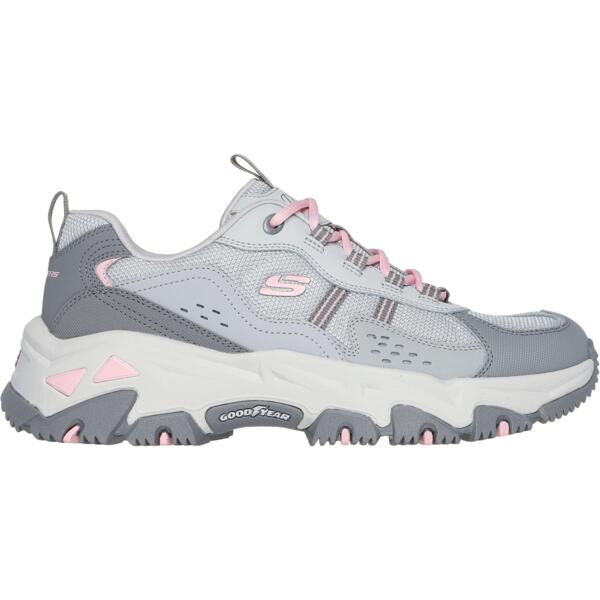 

Кроссовки женские Skechers D'lites Hiker 180128 GYPK 38.5 (8,5 US) серые