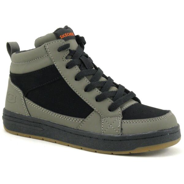 

Кеды для мальчиков Skechers Smooth Street 405618L OLBK 32 (1 US) оливковые