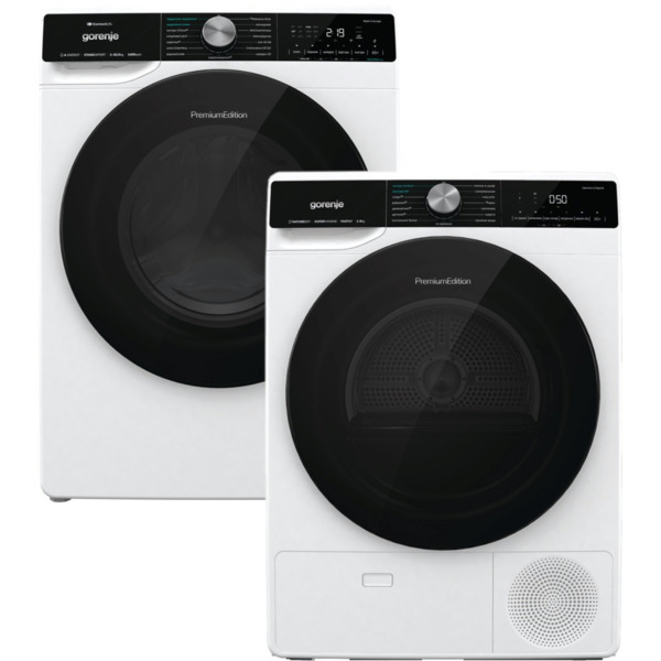 

Комплект Стиральная машина Gorenje W1NHPI84AS + Сушильная машина Gorenje DHNE82