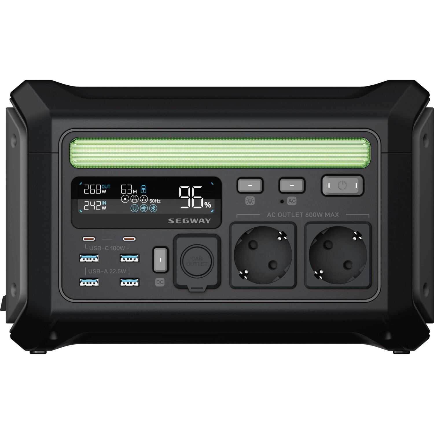 Портативна електростанція Segway LUMINA 500, 600W, 512Wh (AA.20.01.01.0004)фото