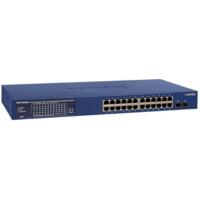 Коммутатор NETGEAR GS724TP 24xGE PoE, 2xSFP, 190Вт, Управляемый L2