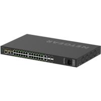 Коммутатор NETGEAR M4250-26G4F-PoE+ (GSM4230P), 26xGE (24xPoE), 4xSFP, AV Line, 300Вт, Управляемый L2