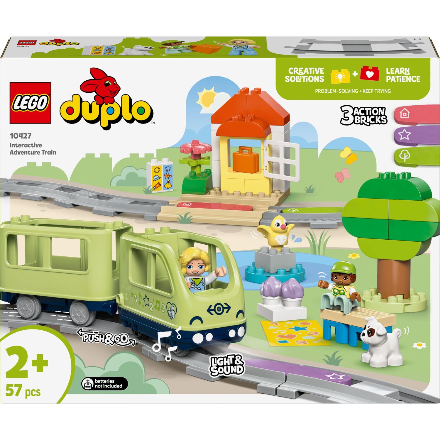 LEGO 10427 DUPLO Town Интерактивный приключенческий поезд фото 