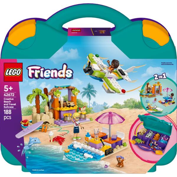 

LEGO 42672 Friends Творческий чемоданчик для путишествий и отдыха на пляже