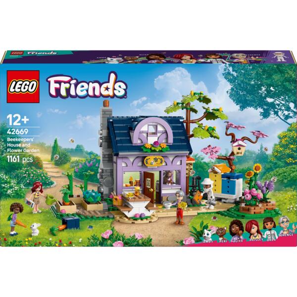 

LEGO 42669 Friends Домик и цветник пчеловодов