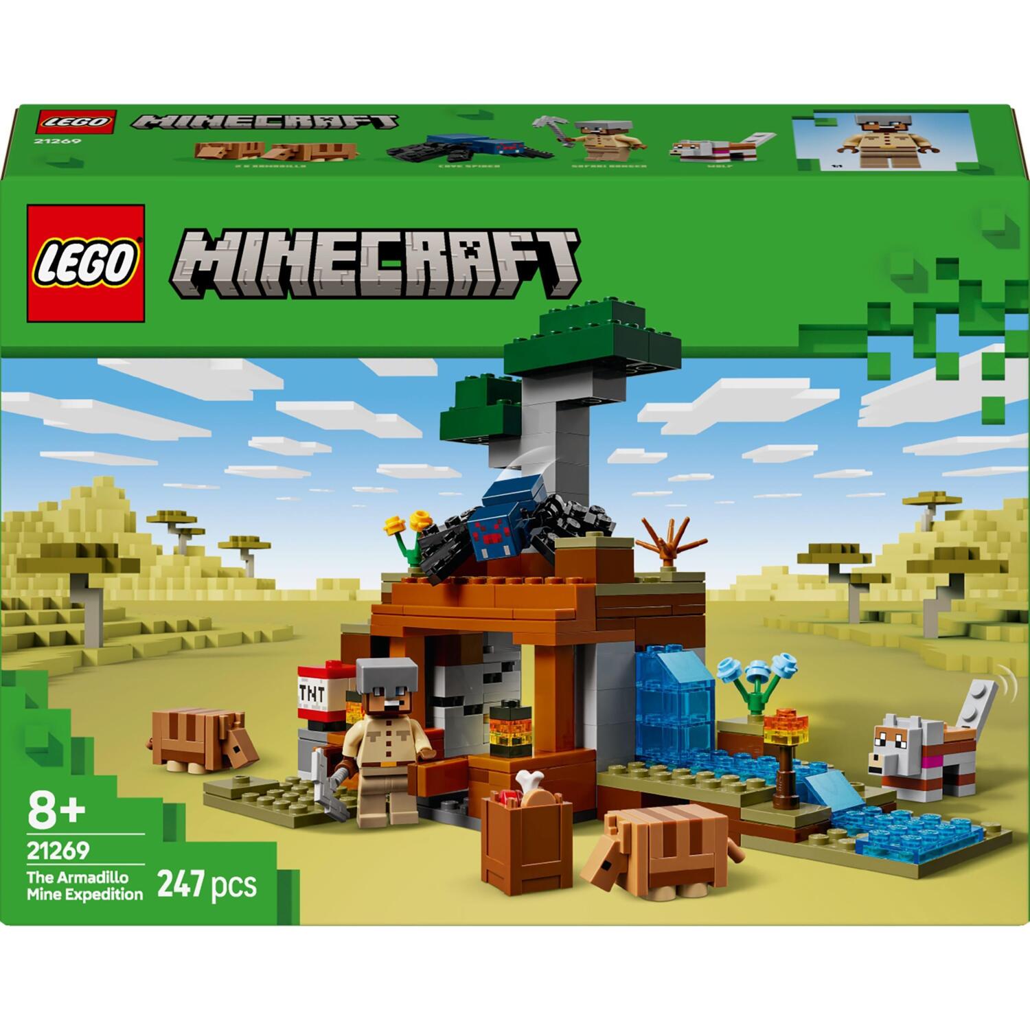 LEGO 21269 Minecraft Шахтная экспедиция «Броненосец» фото 