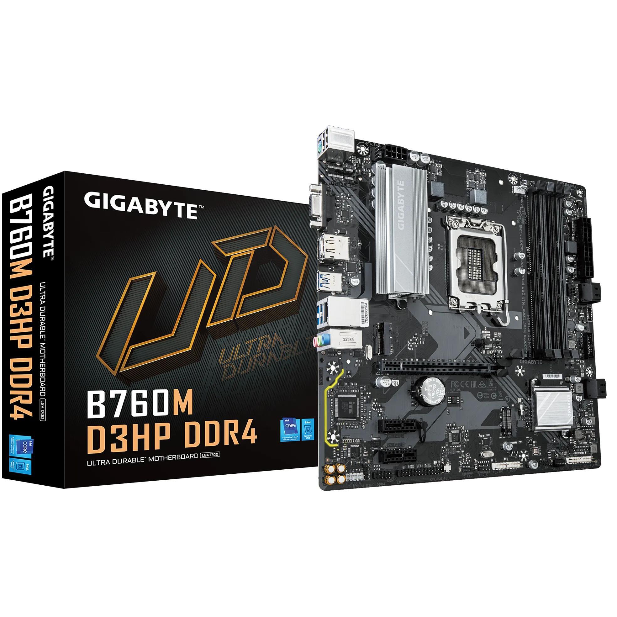 Материнcька плата GIGABYTE B760M (B760M_D3HP_DDR4)фото1