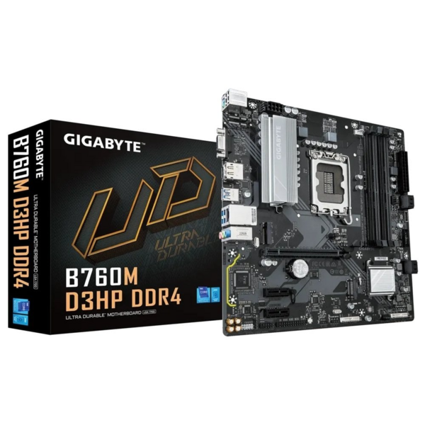 Акція на Материнская плата GIGABYTE B760M (B760M_D3HP_DDR4) від MOYO