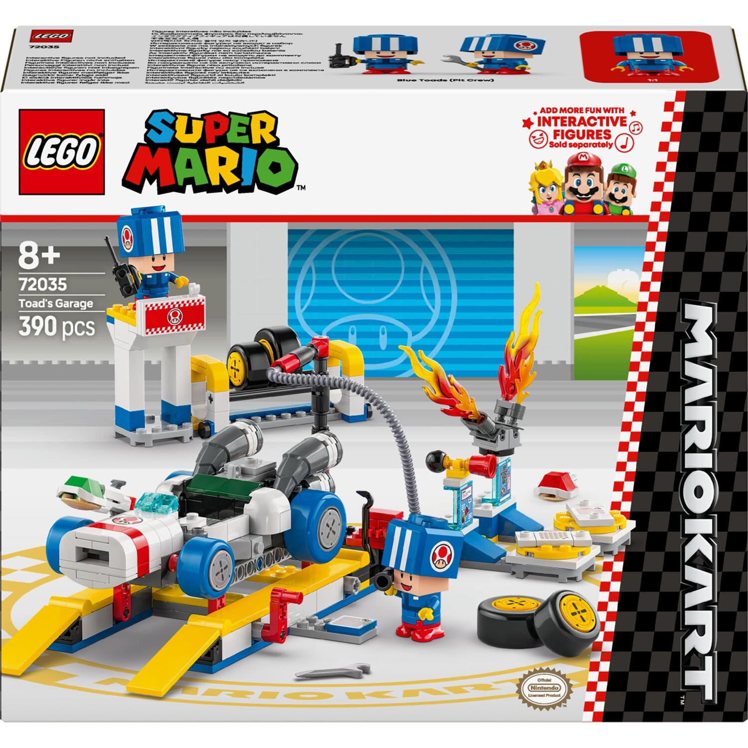 LEGO 72035 Super Mario Mario Kart – Toad's Garage фото 