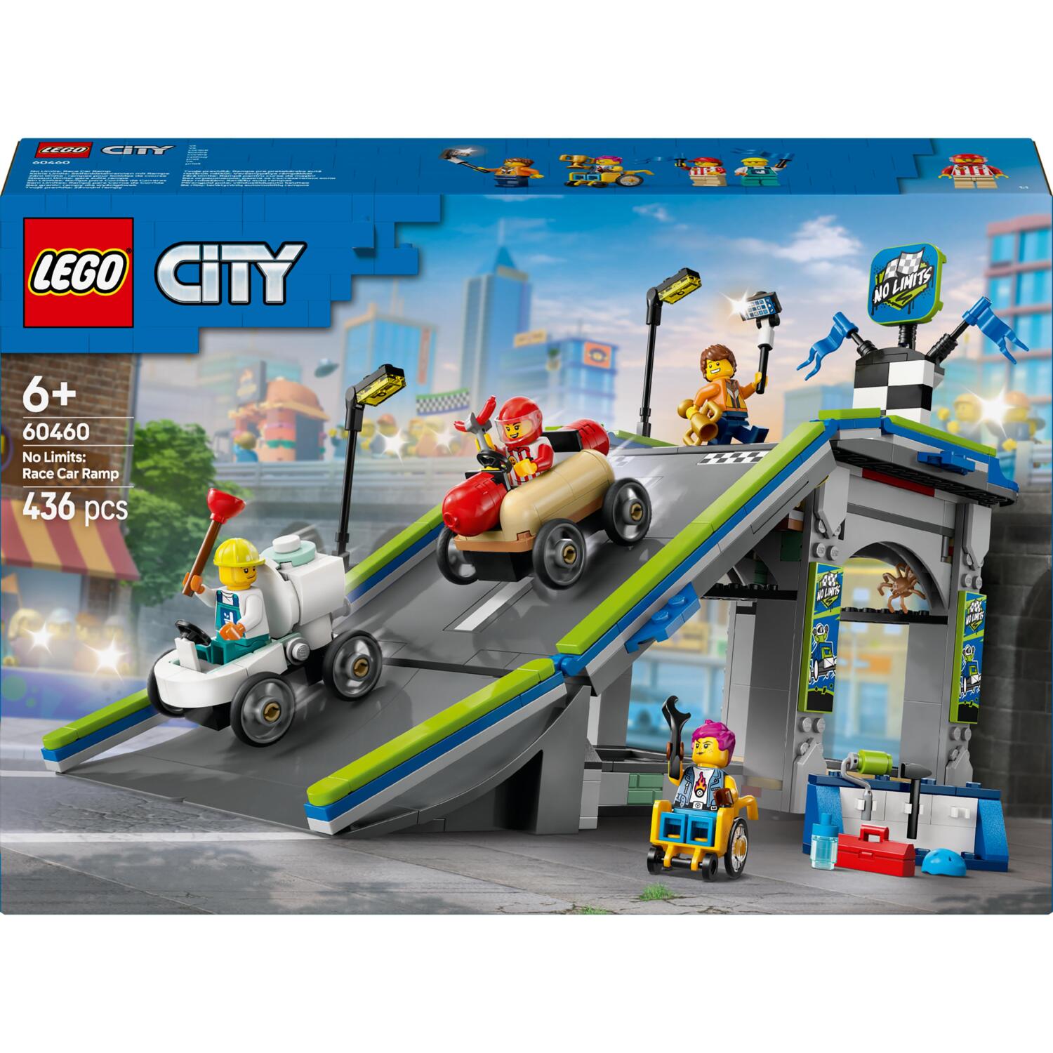 LEGO 60460 City Никаких ограничений: Автодром для гоночних автомобилей фото 