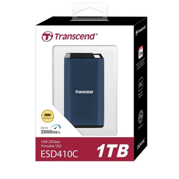 Акція на Портативный SSD Transcend 1TB USB 3.2 Gen 2x2 Type-C ESD410C від MOYO