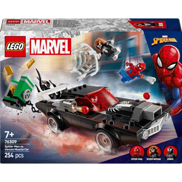 Акція на LEGO 76309 Super Heroes Человек-паук против маслкара Венома від MOYO