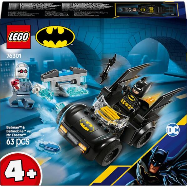 

LEGO 76301 Super Heroes Бэтмен и Бэтмобиль против мистера Фриза