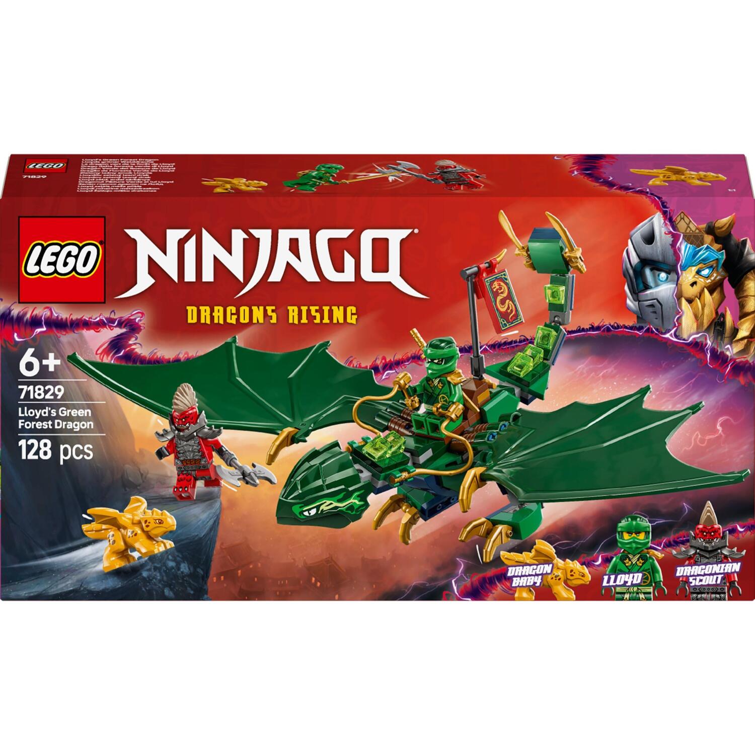 LEGO 71829 Ninjago Зеленый лесной дракон Ллойда фото 