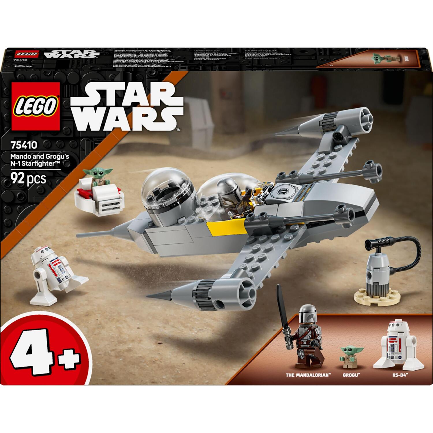 LEGO 75410 Star Wars Звездный истребитель N-1 Мандо и Грогу фото 