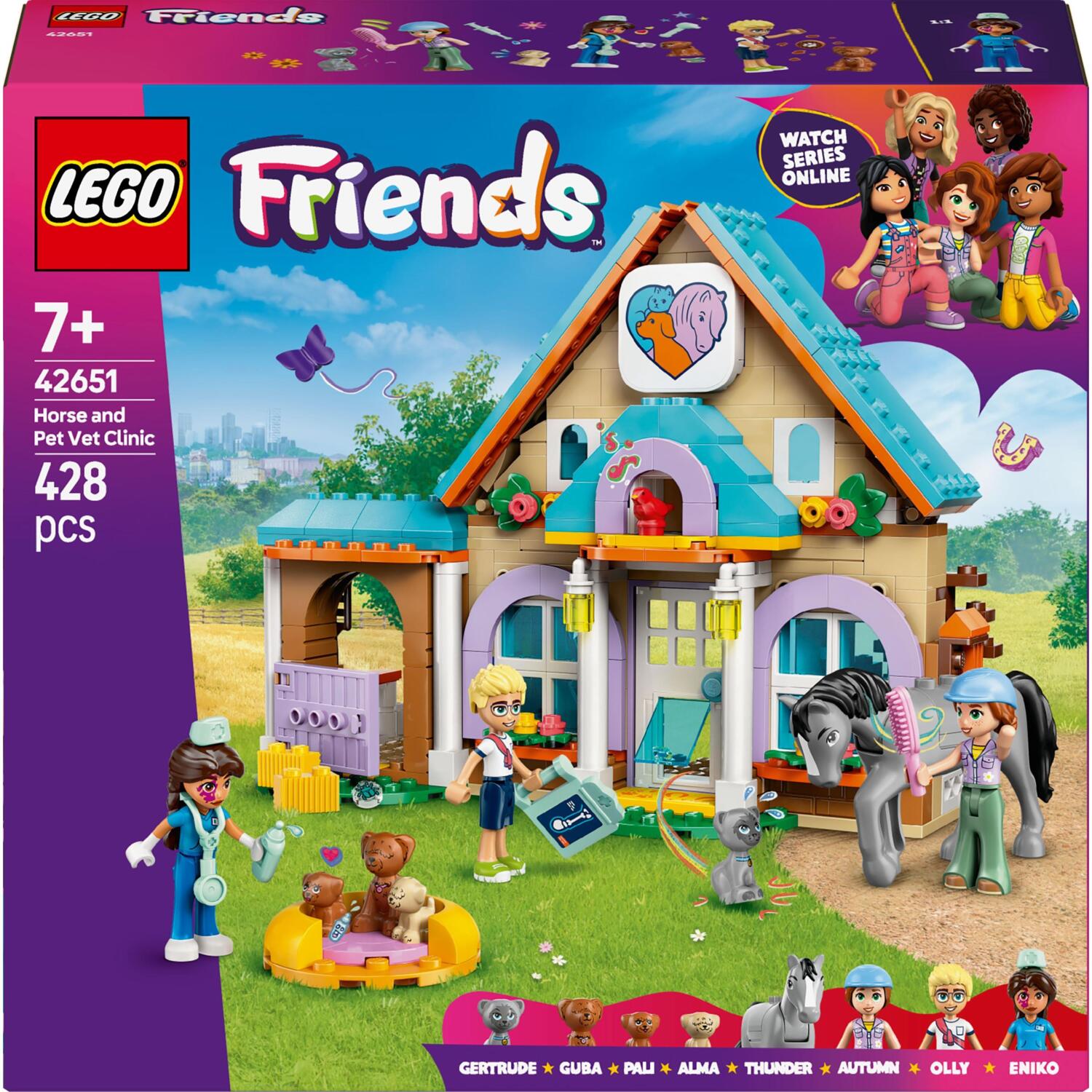 LEGO 42651 Friends Ветеринарна клініка для коней і домашніх улюбленцівфото