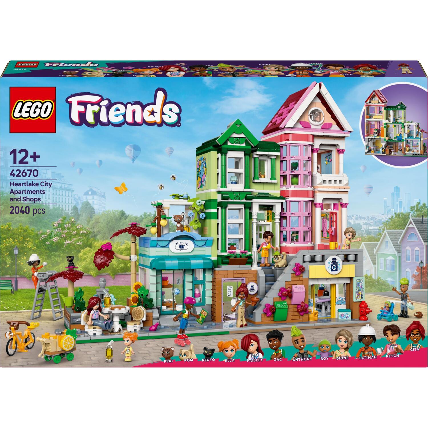 LEGO 42670 Friends Хартлейк-Сіті. Квартири і крамниціфото