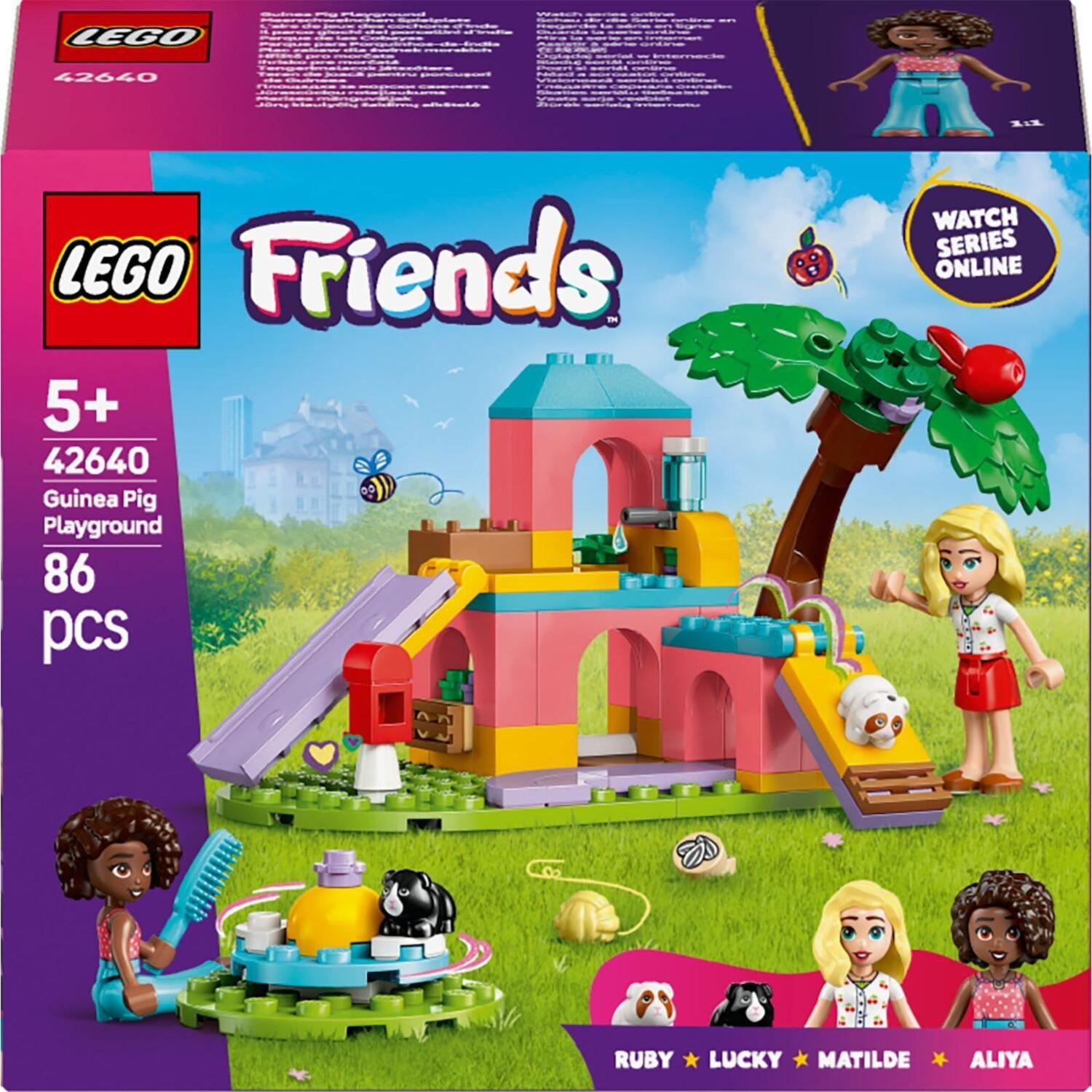 LEGO 42640 Friends Ігровий майданчик для морських свинокфото