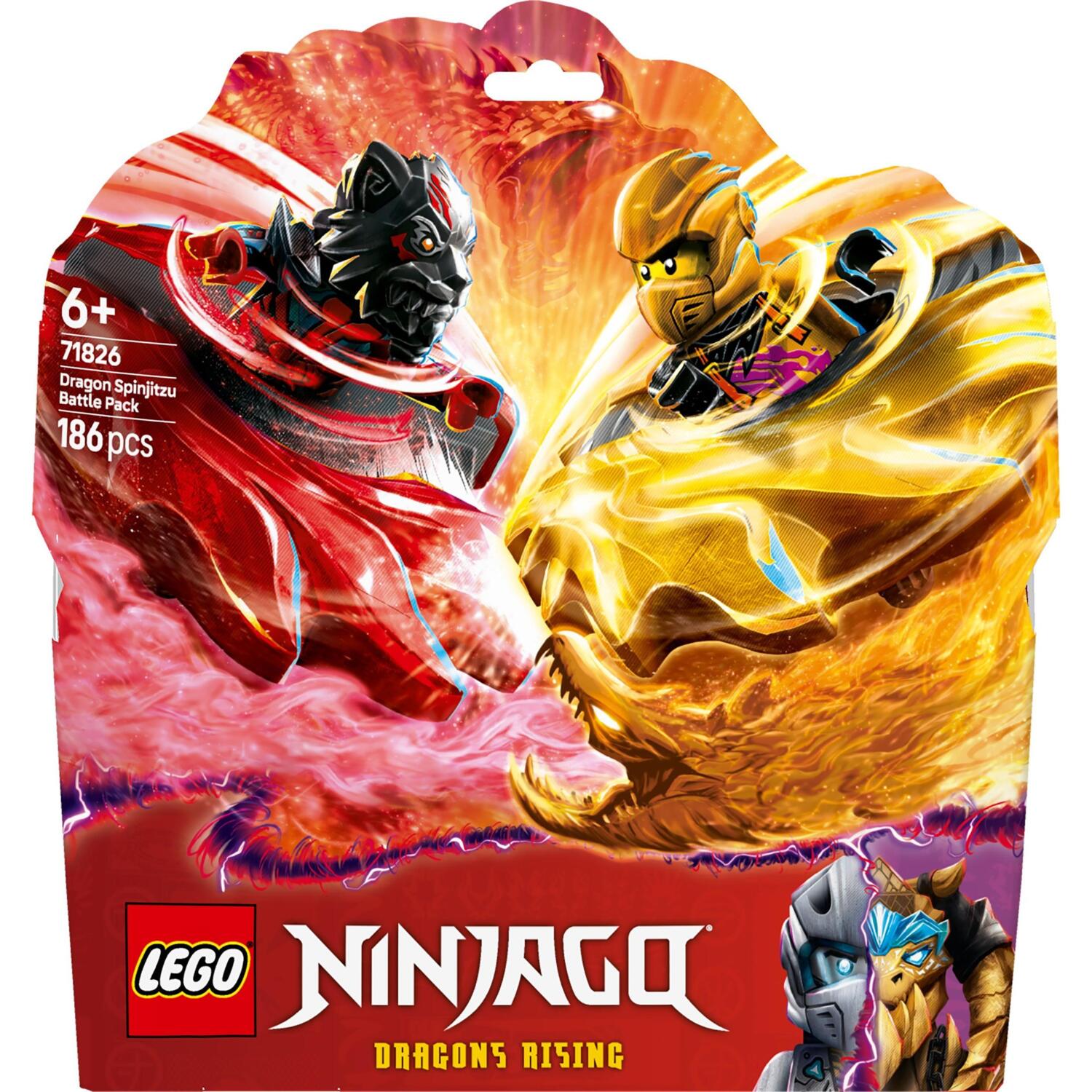 LEGO 71826 Ninjago Боевой набор дракона Спин-джитсу фото 