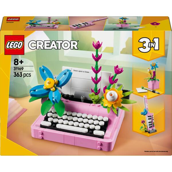 

LEGO 31169 Creator Друкарська машинка з квітами