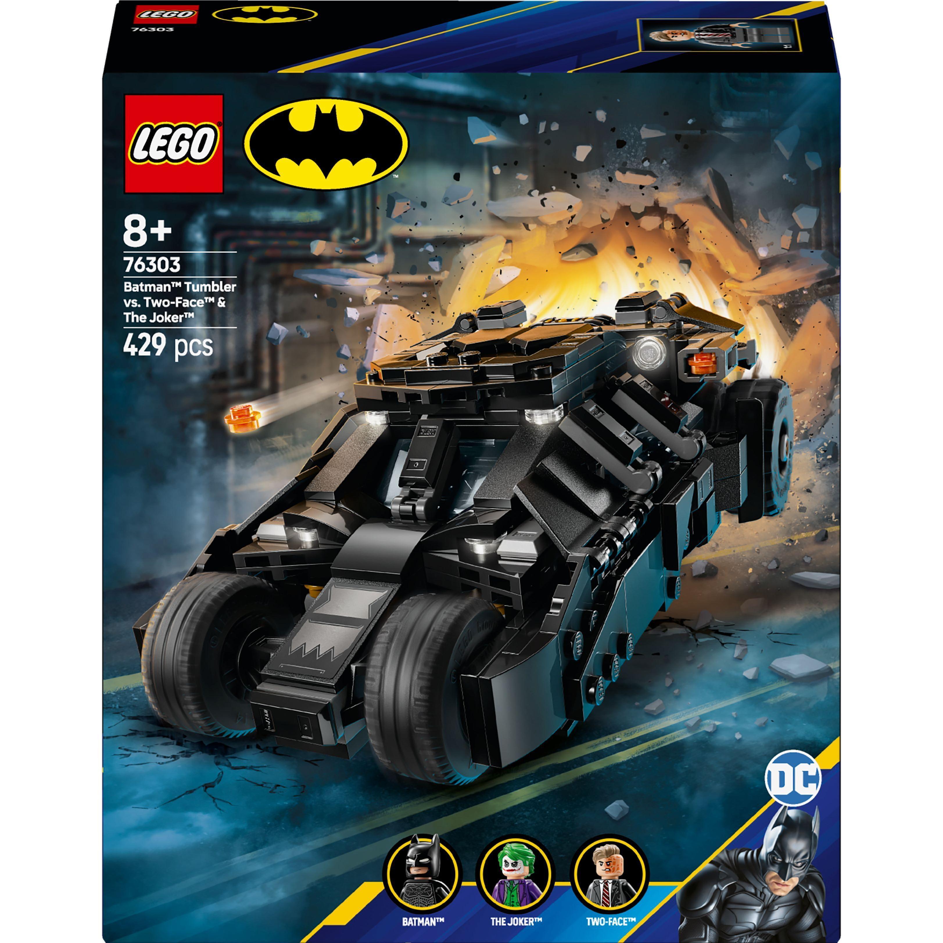 LEGO 76303 Super Heroes Бэтмен Тумблер против Двуликого и Джокера фото 1