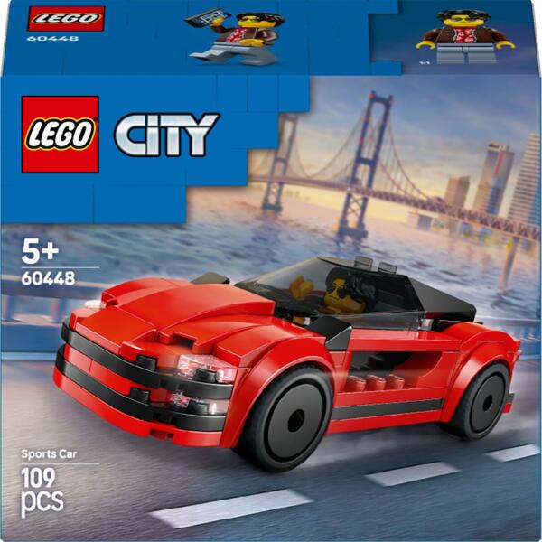 

LEGO 60448 City Красный спортивный автомобиль