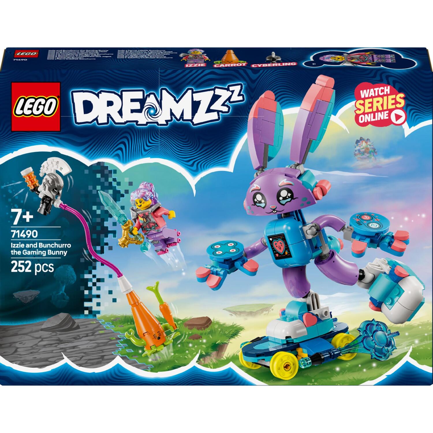 LEGO 71490 DREAMZzz Иззи и Бунчуро, игровой кролик фото 