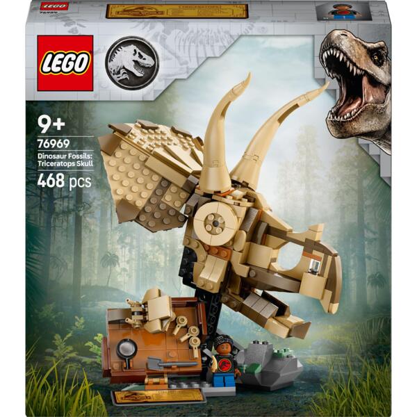 LEGO 76969 Jurassic World  Окаменелости динозавров: череп трицератопса