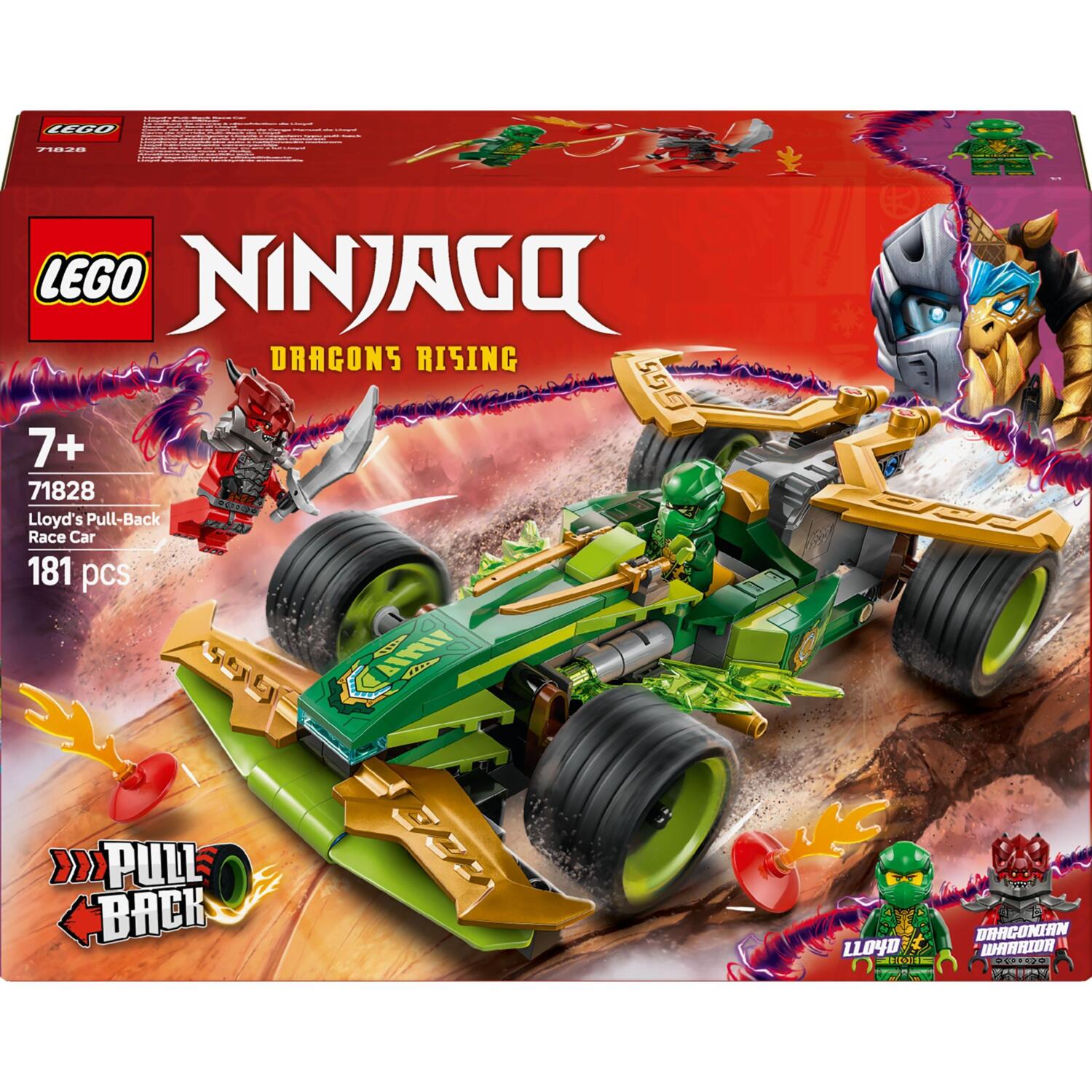 LEGO 71828 Ninjago Автомобиль для перегонов Лойда с инерционным двигателем фото 