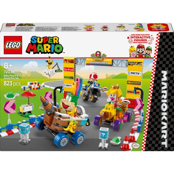 

LEGO 72036 Super Mario Mario Kart – Baby Peach & Grand Prix. Набор