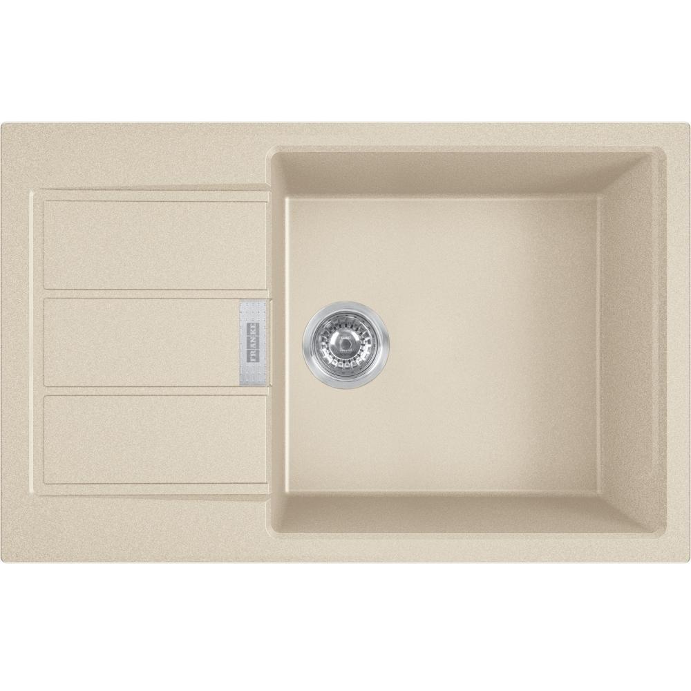 Мийка кухонна Franke Sirius 2 тектонайт, з крилом, 780х500х200мм, врізна, бежевий (143.0671.747)фото1