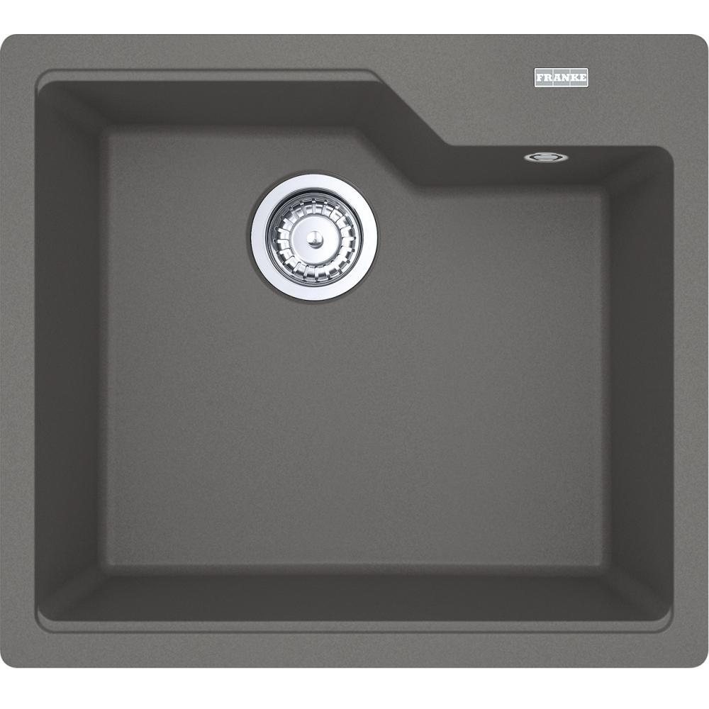 Мойка кухонная Franke Urban фрагранит, без крыла, 560х500х230мм, врезная, серый (114.0701.788) фото 1