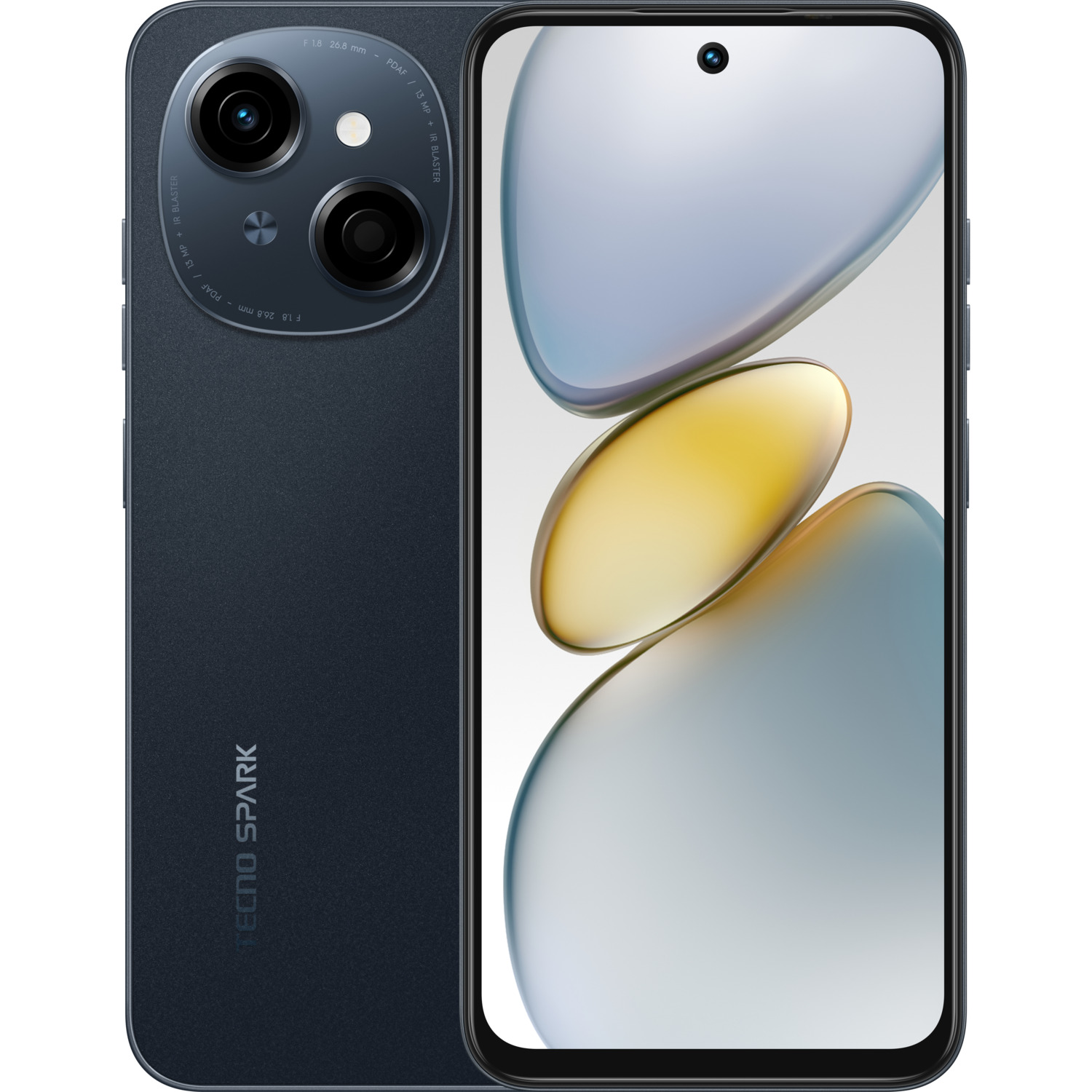 Смартфон TECNO Spark Go 1 (KL4) 6.67" 3/128Gb Startrail Blackфото