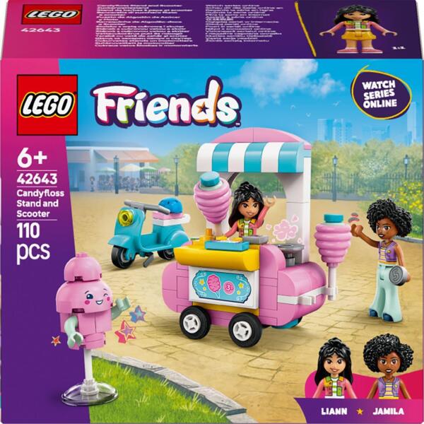 LEGO 42643 Friends Ятка со сладкой ватой и скутер