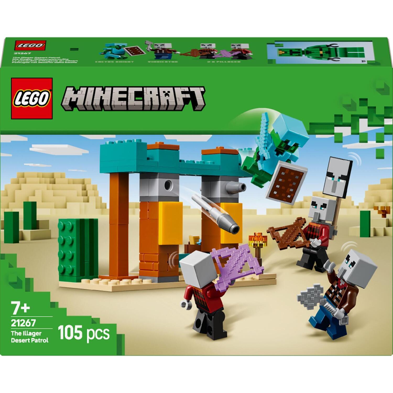 LEGO 21267 Minecraft Разбойничий Пустынный Патруль фото 