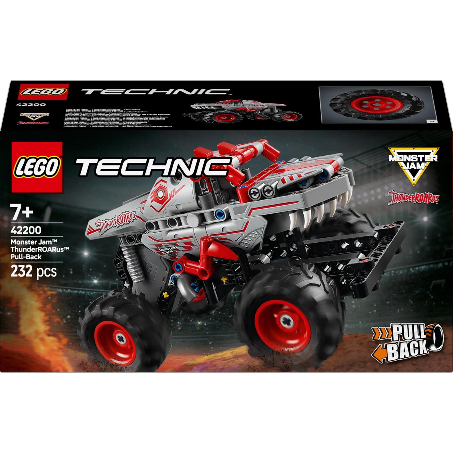 LEGO 42200 Technic Monster Jam ThunderROARus з інерційним двигуномфото