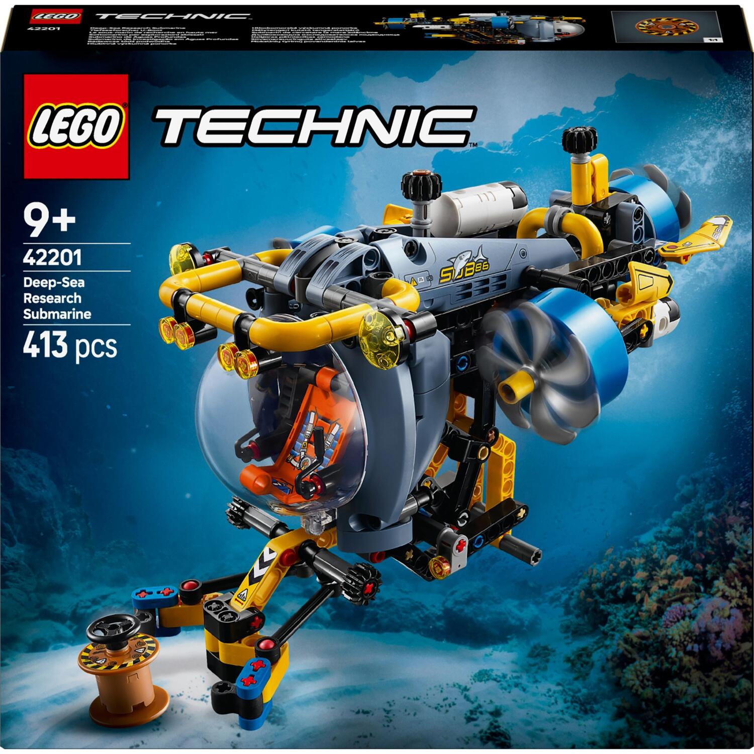 LEGO 42201 Technic Глубоководная исследовательская подводная лодка фото 