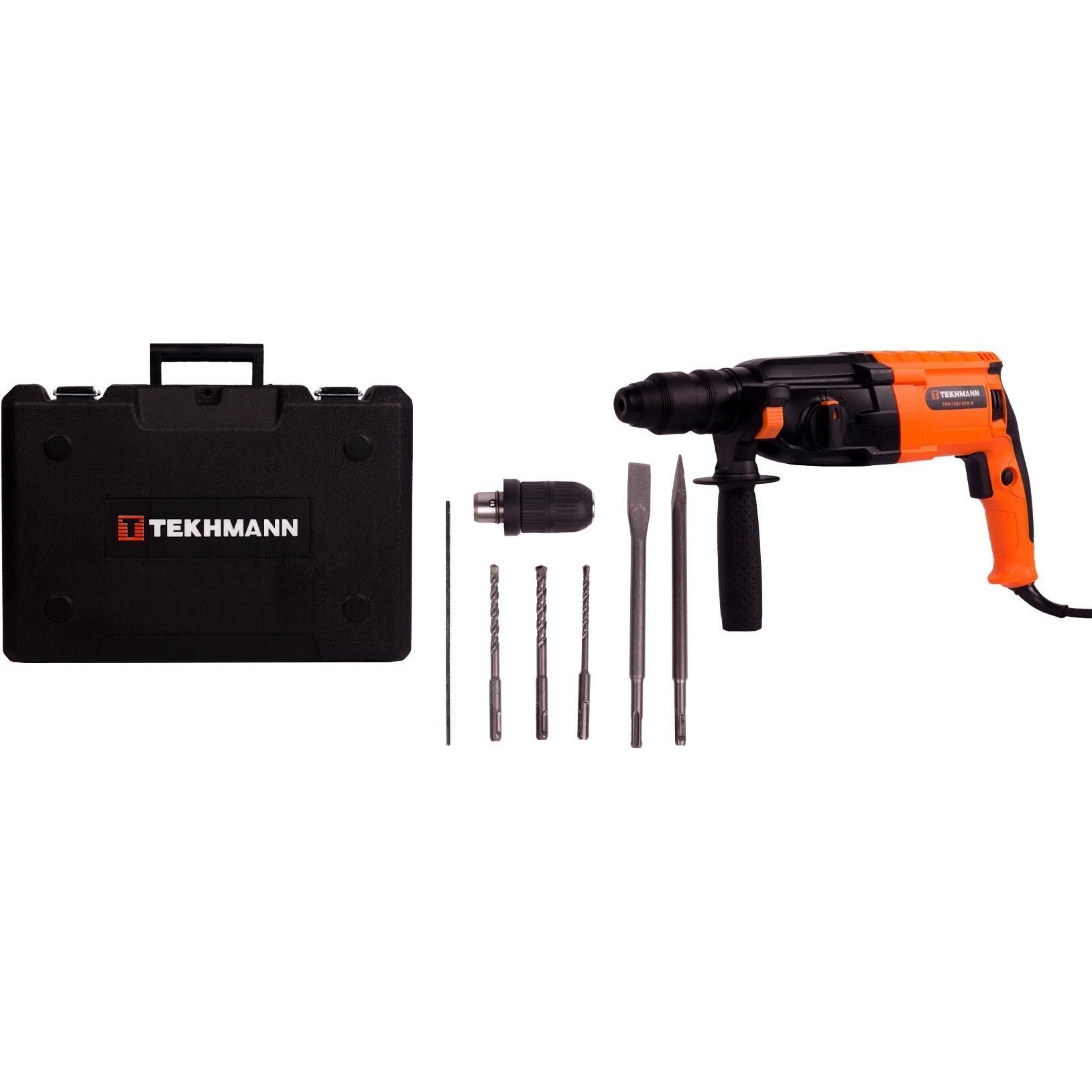 Перфоратор Tekhmann TRH-1000 DFR-MR SDS-Plus+ШЗП 1000Вт (851910)фото1