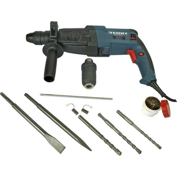 

Перфоратор Зенит ЗПП-1200/2 DFR Профи SDS-Plus+ШЗП 1200Вт (843752)