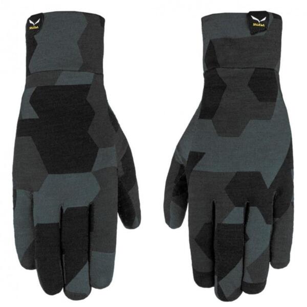 

Перчатки Salewa Cristallo Liner Gloves M черные/серые