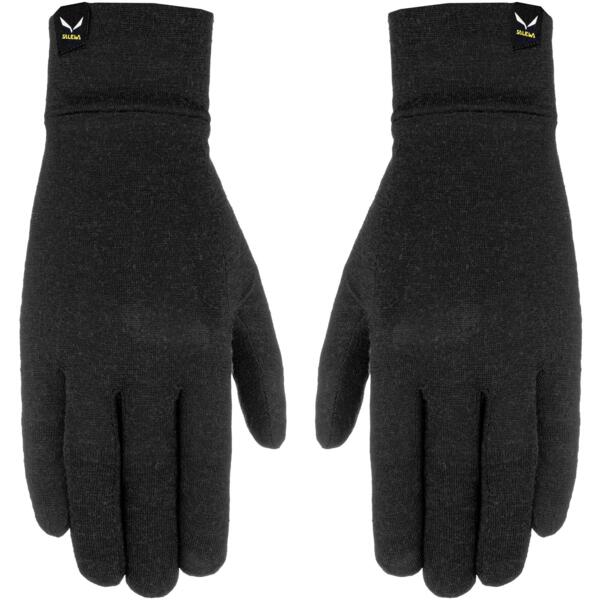 Перчатки Salewa Cristallo Liner Gloves L черные/серые